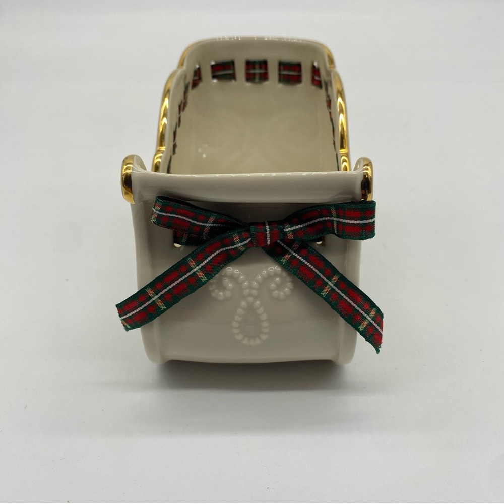 Lenox Christmas Giftables Sleigh Candy Dish